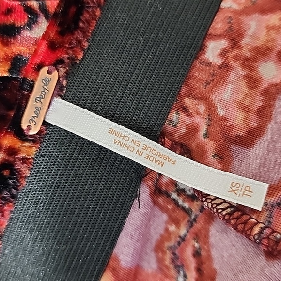 Free People Retro Velour Wide Leg Pants - Picture 6 of 7